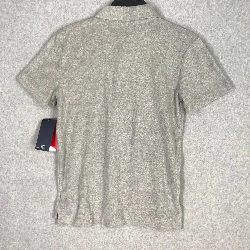 Reebok Shirt Boys Large Polo Terry Cloth Preppy Nautical Youth Golf Tennis Beach